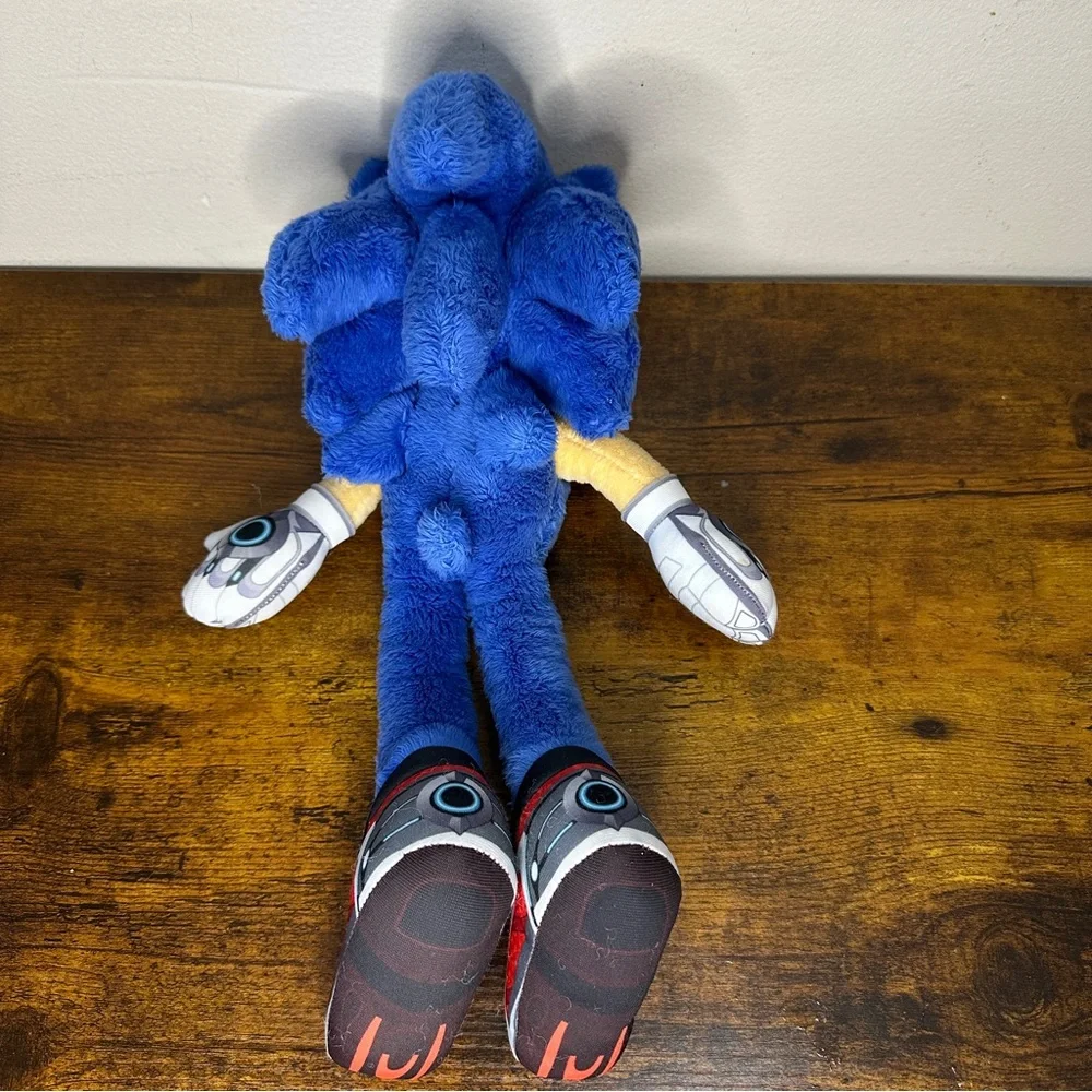 Sonic The Hedgehog Plush Toy Sega Blue Stuffed Animal 12” Character Doll - Picture 3 of 7